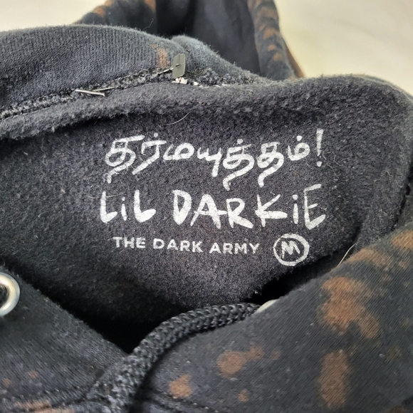 Rare Lil Darkie The Dark Army Hoodie. Size Medium - Picture 8 of 8